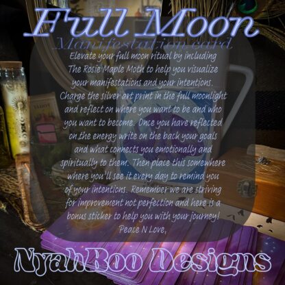 Full Moon manifestation card - Image 4