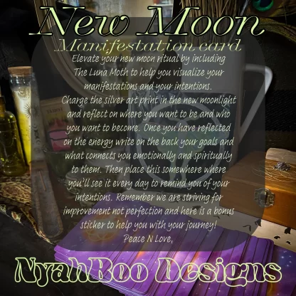 New Moon manifestation card - Image 4